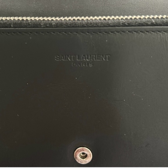 YSL Authentic Saint Laurent Studded Long Wallet - Picture 14 of 16